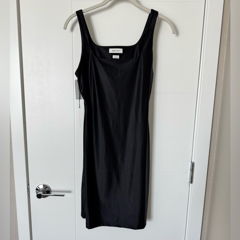 Aritzia Satinette Square neck Mini Dress